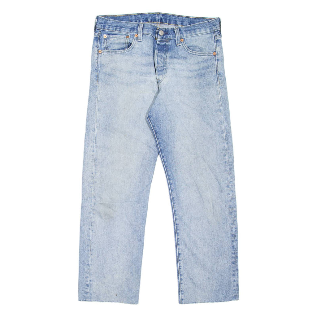 LEVI'S 501 Jeans Mens Blue Regular Straight Stone Wash W30 L25