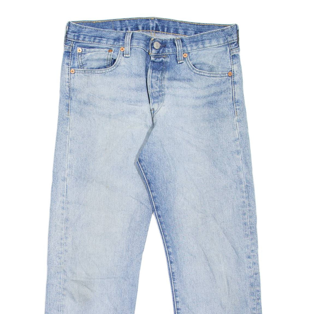 LEVI'S 501 Jeans Mens Blue Regular Straight Stone Wash W30 L25