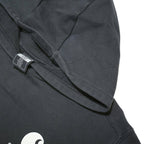 CARHARTT Boys Black Hoodie 15Y Cotton Blend Pullover Hooded Sweatshirt