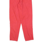 BASIC Womens Regular Fit Red Cotton Blend Denim Jeans W26 L28 Casual Classic