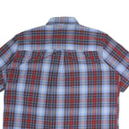 CHAPS Mens Blue & Red Check Shirt XL Button Down Cotton Casual Fashion