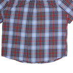 CHAPS Mens Blue & Red Check Shirt XL Button Down Cotton Casual Fashion