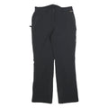 JACK WOLFSKIN Womens Polyester Blend Black Regular Fit Straight Leg Trousers W28