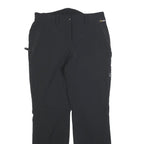 JACK WOLFSKIN Womens Polyester Blend Black Regular Fit Straight Leg Trousers W28