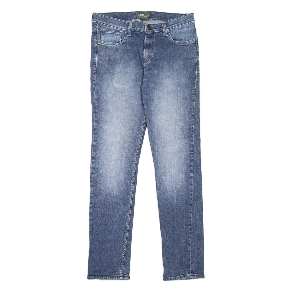LEE Bruce Mens Jeans Blue Slim Skinny Stone Wash W32 L33