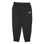 PUMA Womens Joggers Black M W30 L27 Cotton Blend Regular Tapered Fit Casual Gym