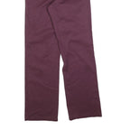 DICKIES Mens Regular Fit Burgundy Cotton Blend Trousers W28 L32 Workwear Classic