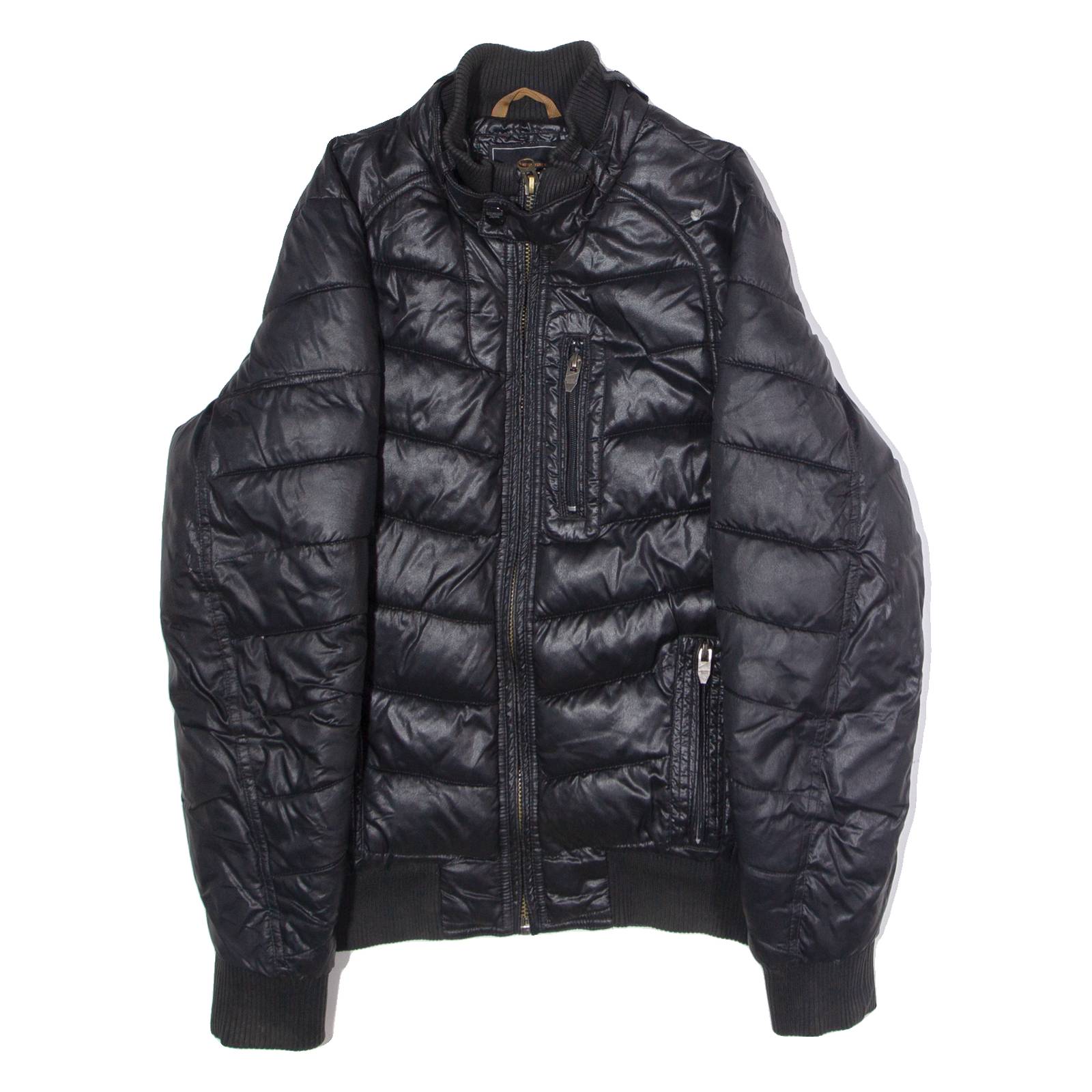 REDSKINS Mens Puffer Jacket Black S