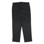 RED KAP Mens Regular Fit Black Cargo Cotton Blend Trousers W38 L34 Workwear