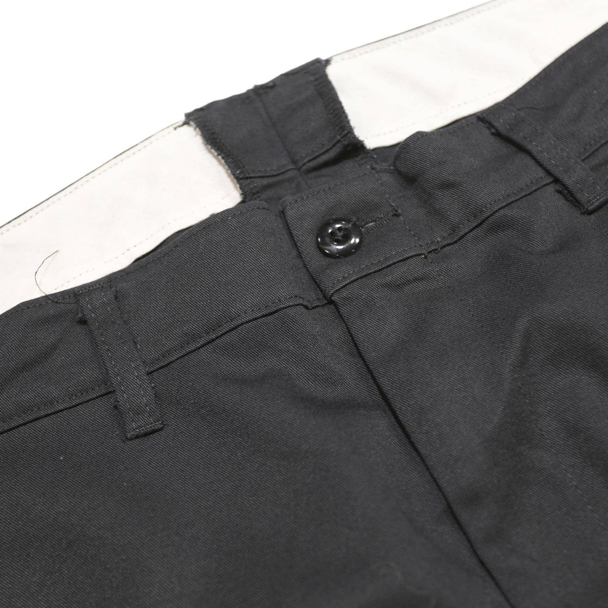 RED KAP Mens Regular Fit Black Cargo Cotton Blend Trousers W38 L34 Workwear