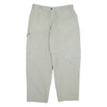 HIS Detachable Legs Mens Trousers Grey Relaxed Straight W33 L28