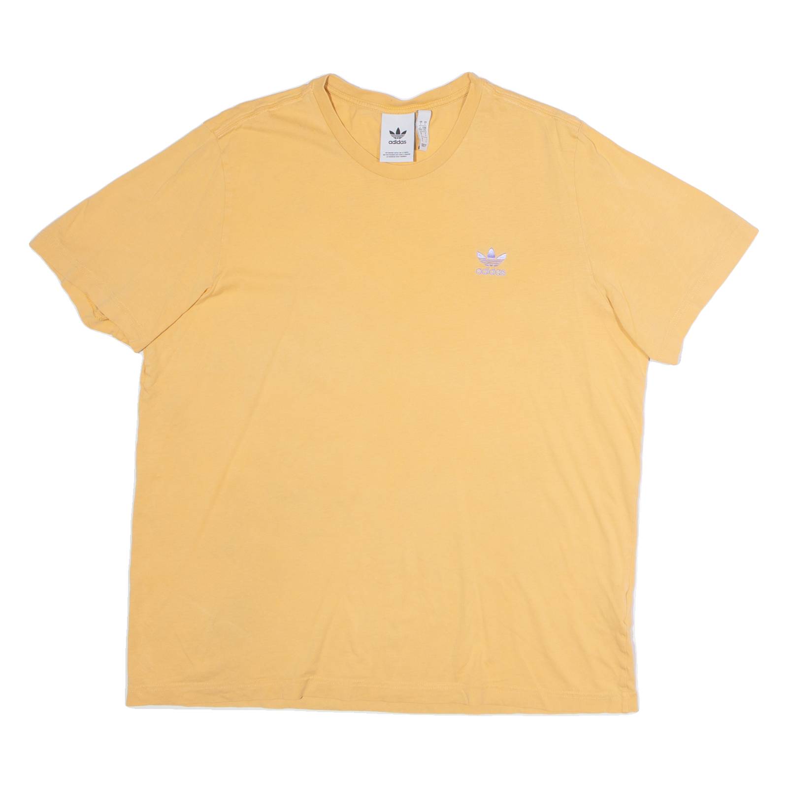 ADIDAS Mens T-Shirt Orange L