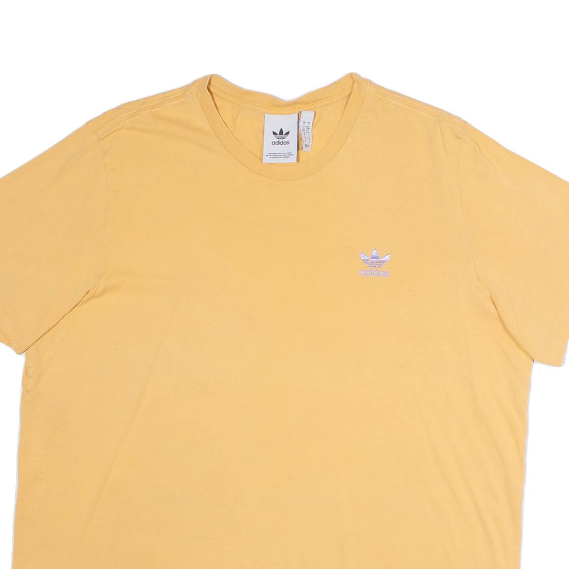 ADIDAS Mens T-Shirt Orange L
