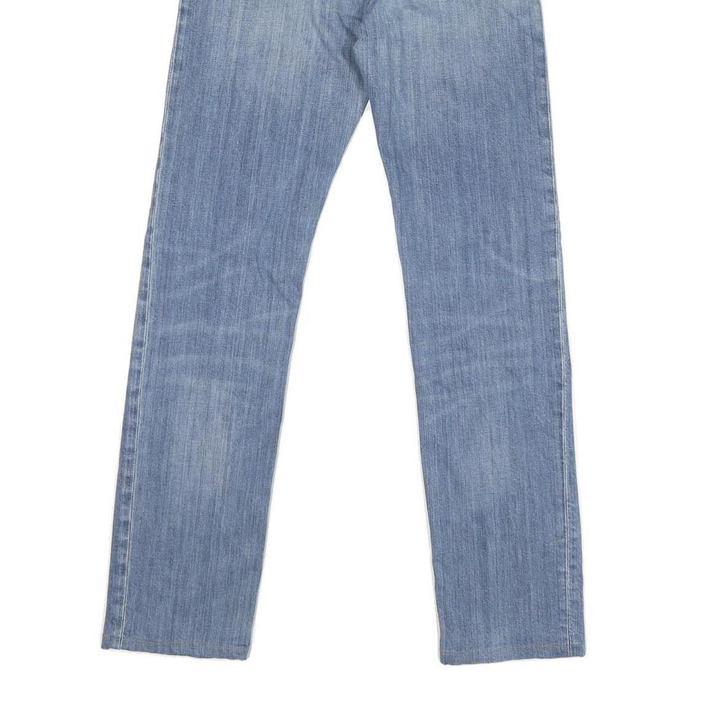 CARHARTT Mens Slim Blue Denim Jeans W28 L30 Cotton Blend Zip Pocket Casual