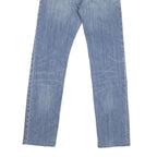 CARHARTT Mens Slim Blue Denim Jeans W28 L30 Cotton Blend Zip Pocket Casual