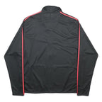 NIKE Mens Black & Pink Athletic Zip Polyester Jacket XL Sportswear Track