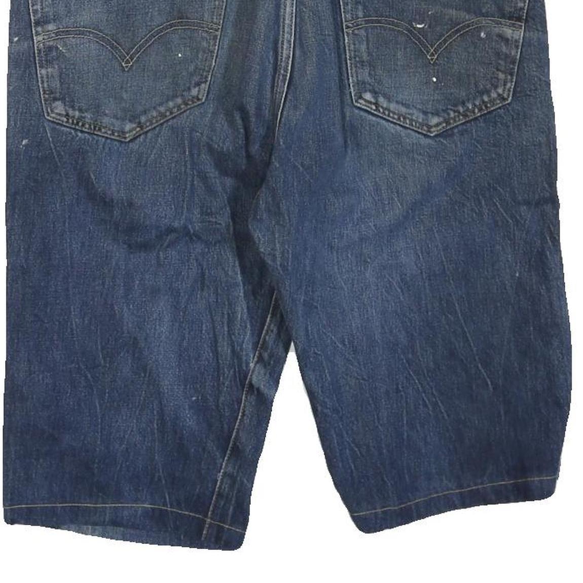 LEVI'S Mens Denim Blue Casual Shorts L W36 Cotton Blend Relaxed Fit