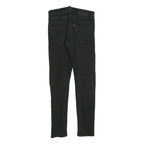 LEVI'S 512 BIG E Mens Slim Black Denim Dark Jeans W32 L30 Stretch Cotton Blend