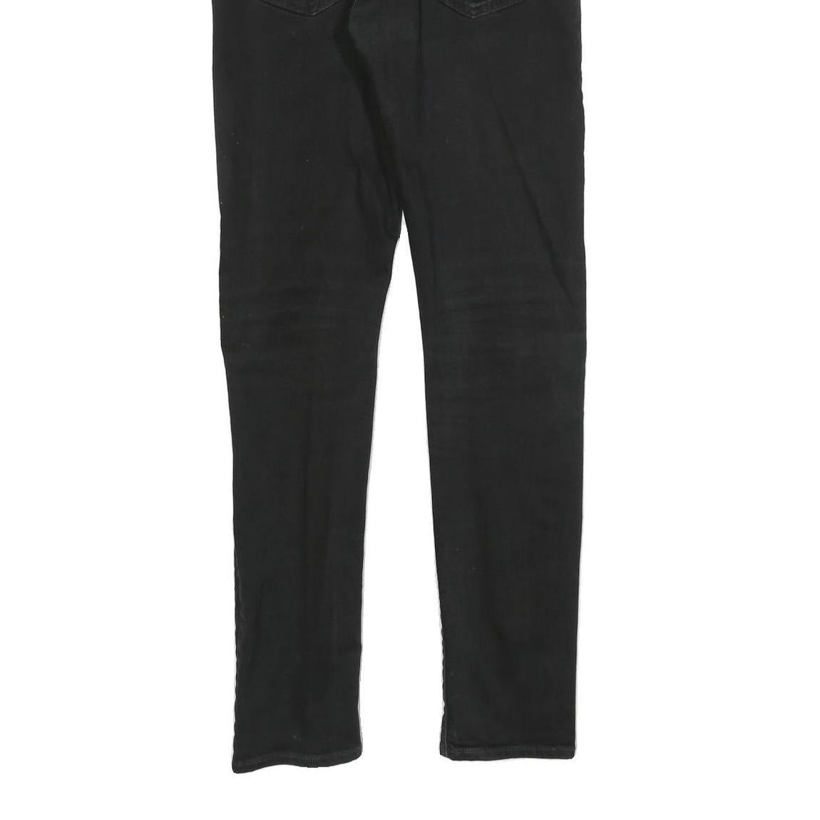 LEVI'S 512 BIG E Mens Slim Black Denim Dark Jeans W32 L30 Stretch Cotton Blend