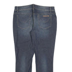 JECKERSON Womens Blue Regular Straight Denim Jeans W33 L30 Stylish Cotton Blend