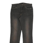 JUST CAVALLI Womens Regular Fit Black Denim Jeans W32 L32 Stylish Cotton Blend