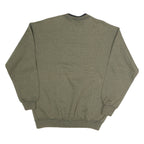 LEE Mens Green Crew Neck M Snowman Graphic Cotton Sweatshirt Pullover