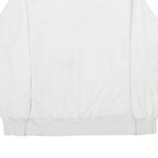 CHAMPION REVERSE WEAVE Mens White Crew Neck L Cotton Blend Sweatshirt Pullover