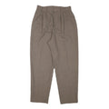 FUNDAMENTAL THINGS Womens Polyester Blend Beige Relaxed Straight Trousers W26