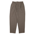 FUNDAMENTAL THINGS Womens Polyester Blend Beige Relaxed Straight Trousers W26