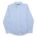BEN SHERMAN Mens Blue Check Shirt S Cotton Button Down Long Sleeve Classic
