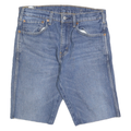 LEVI'S Mens Denim Blue Cut-Off Shorts M W32 Classic Fit Casual Summer