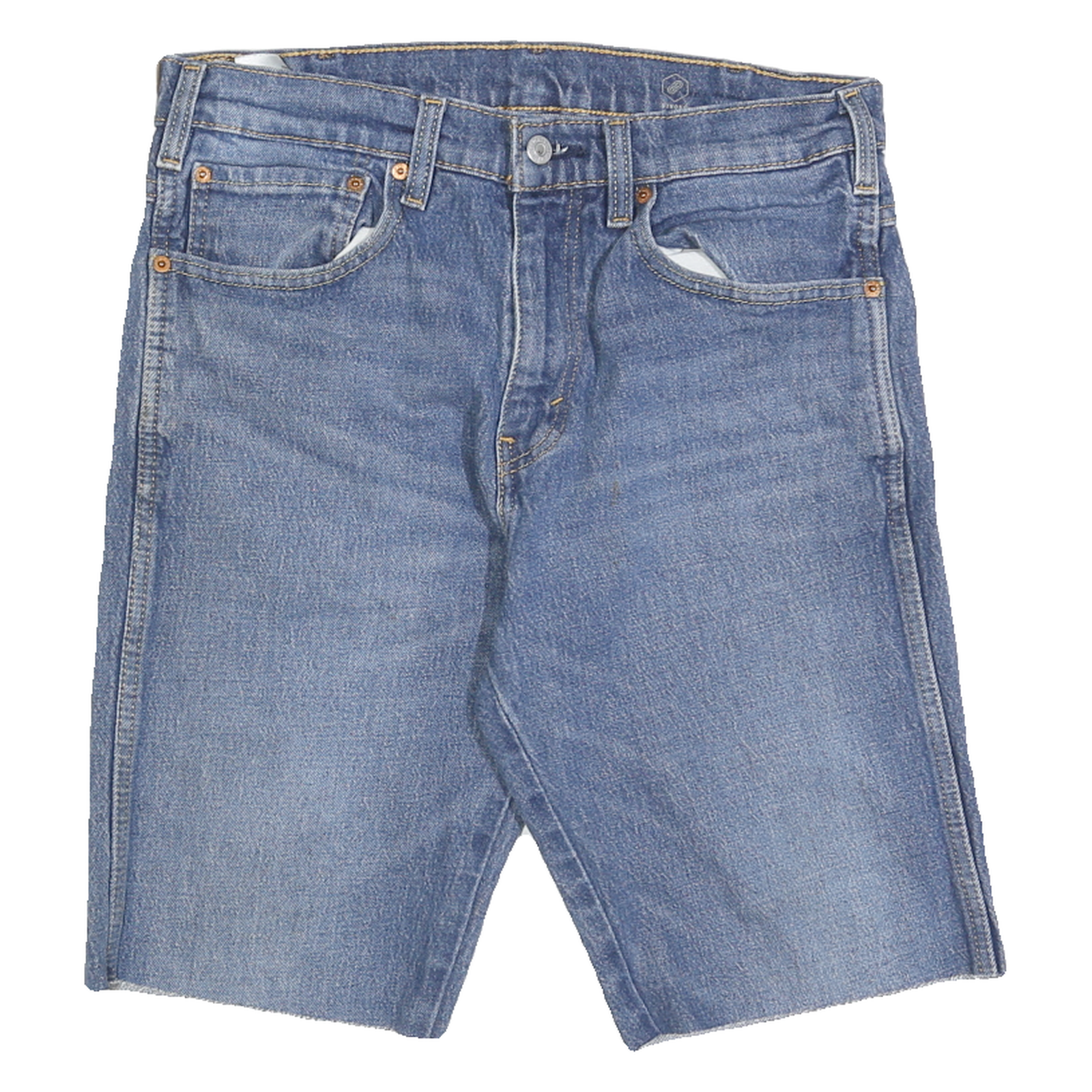 LEVI'S Mens Denim Blue Cut-Off Shorts M W32 Classic Fit Casual Summer
