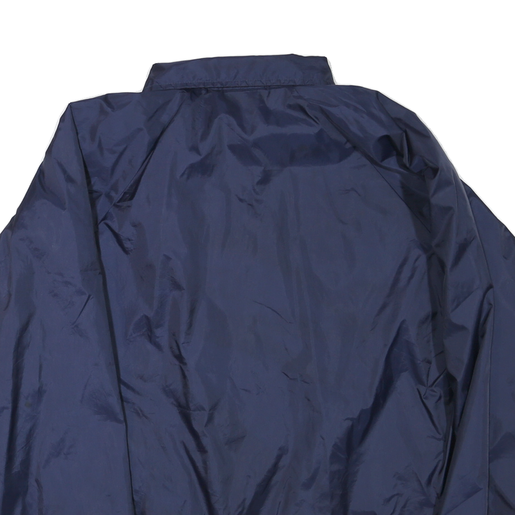 AUGUSTA Mens Navy Blue Button Jacket M Polyester Blend Plain Lightweight Casual