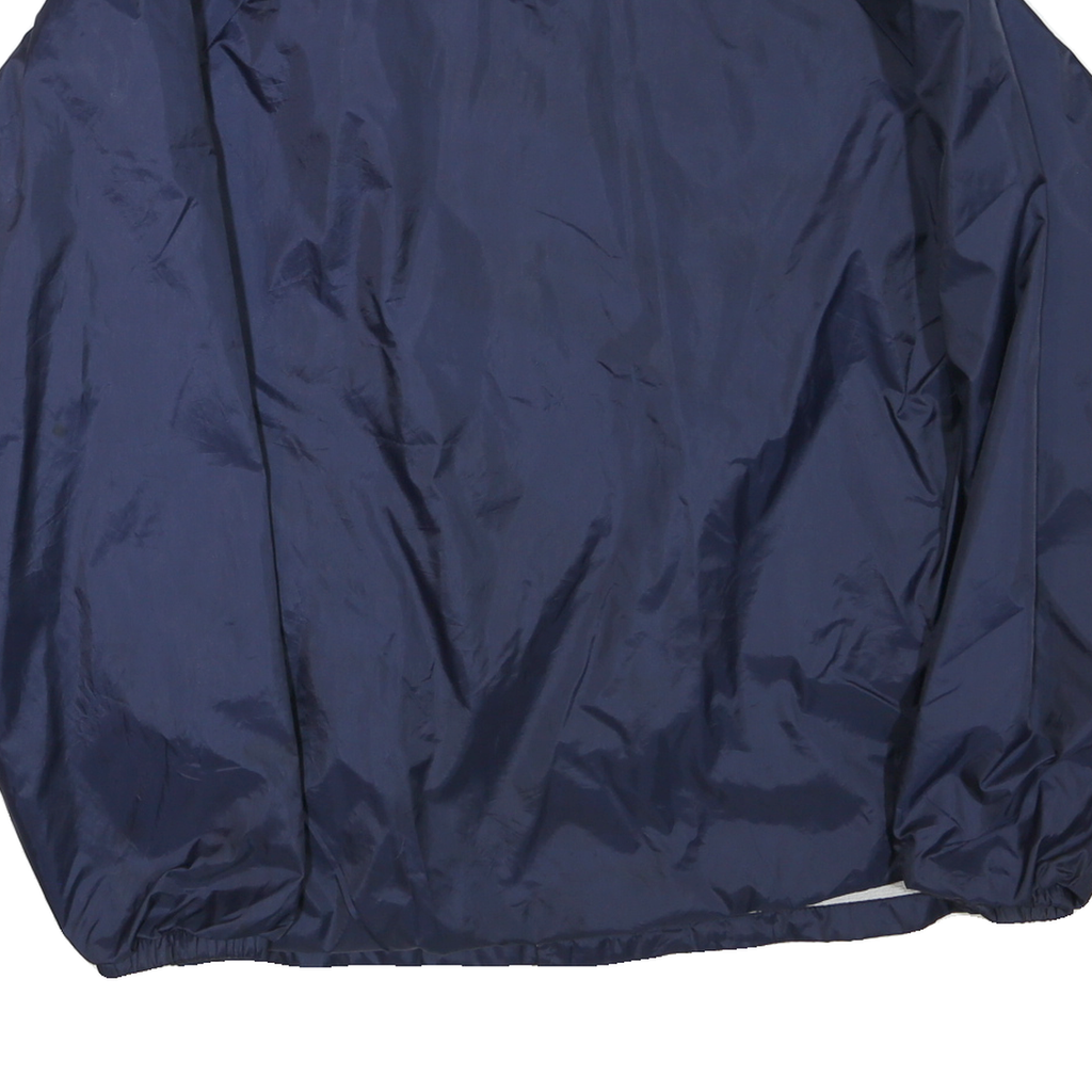 AUGUSTA Mens Navy Blue Button Jacket M Polyester Blend Plain Lightweight Casual