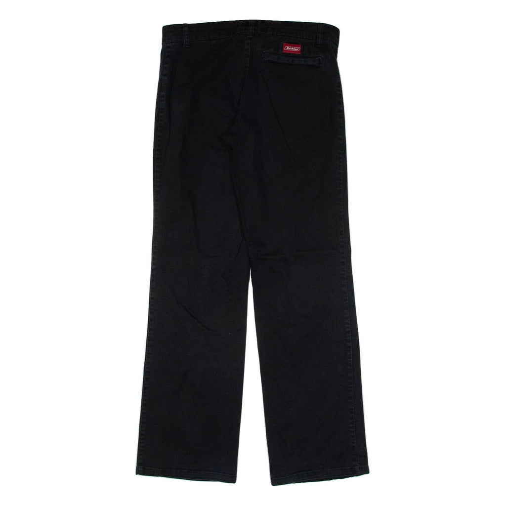 DICKIES Workwear Womens Trousers Black Regular Straight W31 L30