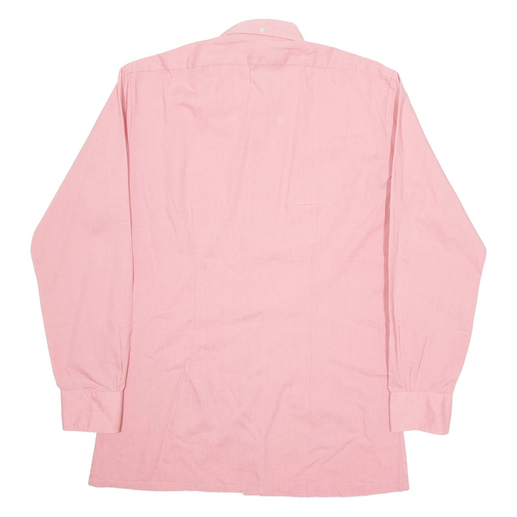 TORERO Mens Plain Shirt Red Long Sleeve M