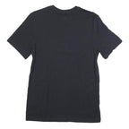 NIKE Mens Black S Graphic T-Shirt Short Sleeve Crew Neck Cotton Blend