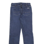 CARHARTT Womens Classic Blue Straight Denim Medium Wash Jeans W28 L30 Zip