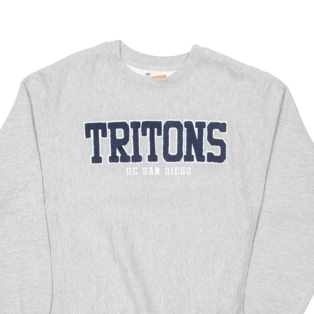MV SPORT Tritons San Diego Mens Sweatshirt Grey USA S