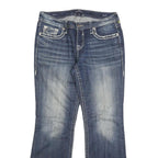 VIGOSS Womens Denim Blue Regular Bootcut Jeans Cotton Blend W32 L32 Classic