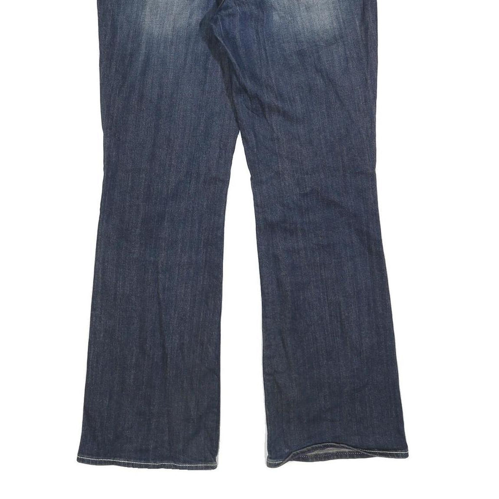 VIGOSS Womens Denim Blue Regular Bootcut Jeans Cotton Blend W32 L32 Classic