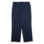 DICKIES Cargo Mens Trousers Blue Relaxed Straight W36 L31