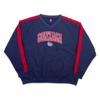 KA KNIGHTS Mens Sweatshirt Blue V-Neck XL