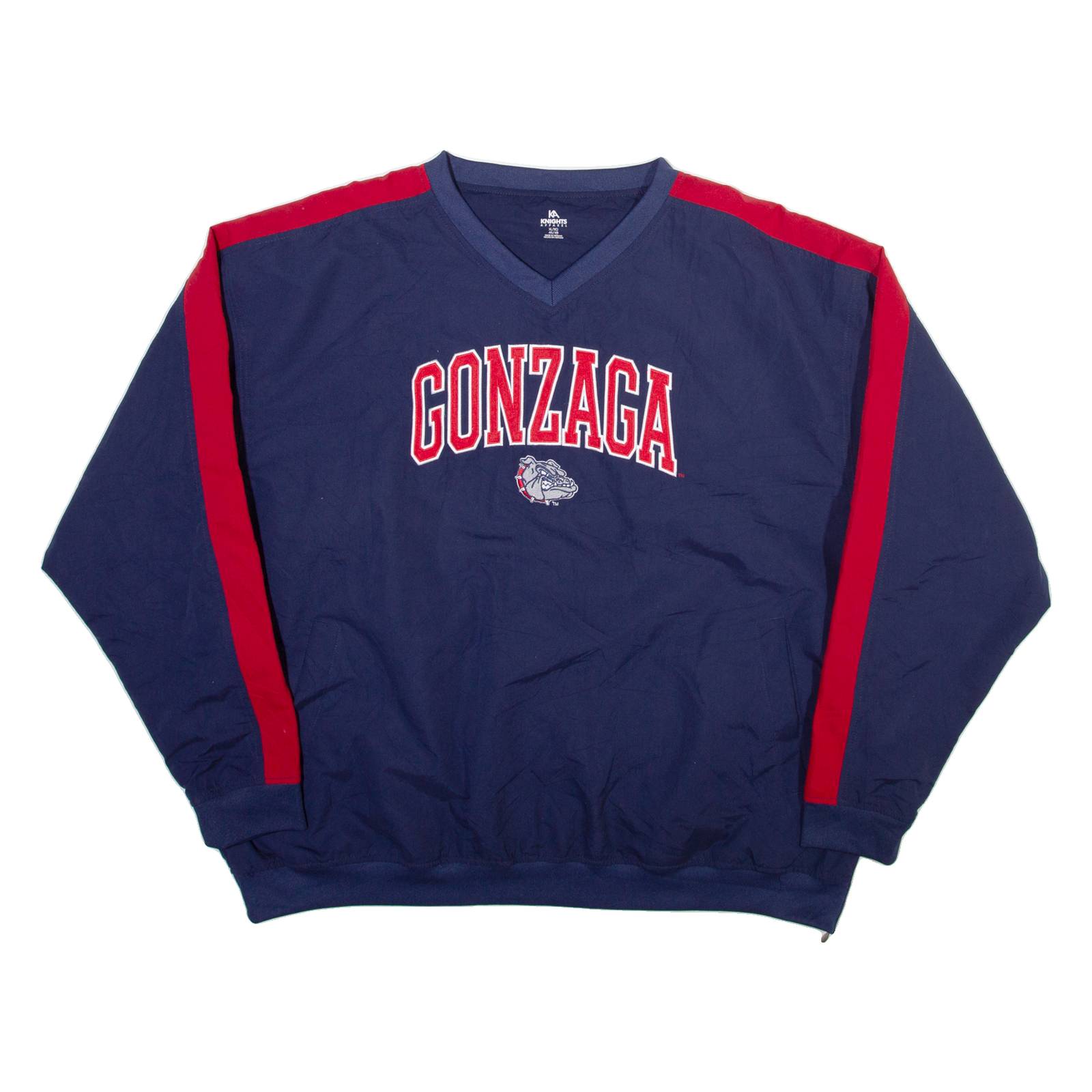 KA KNIGHTS Mens Sweatshirt Blue V-Neck XL