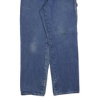 DICKIES Mens Relaxed Blue Denim Jeans W31 L30 Zip Pockets Casual Workwear