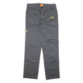 PUMA Womens Trousers Grey Regular Straight W30 L30