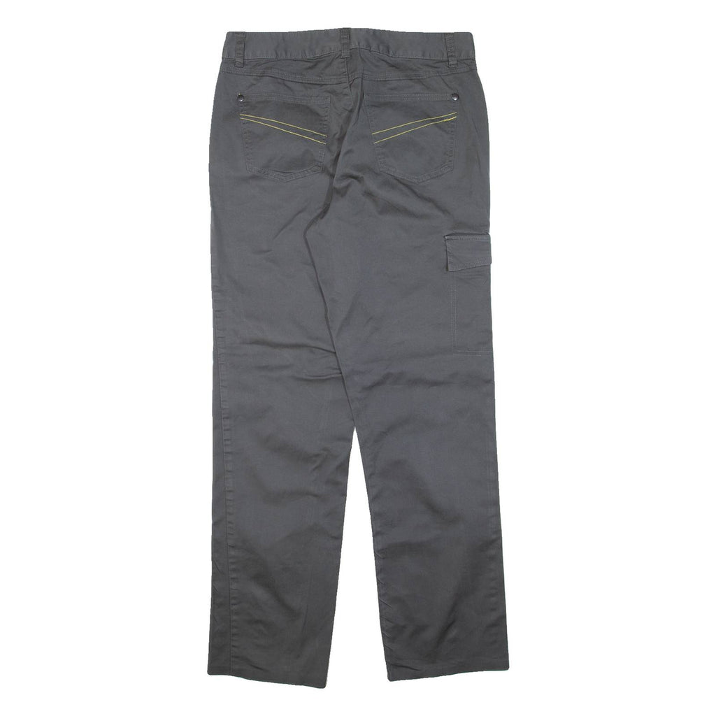 PUMA Womens Trousers Grey Regular Straight W30 L30