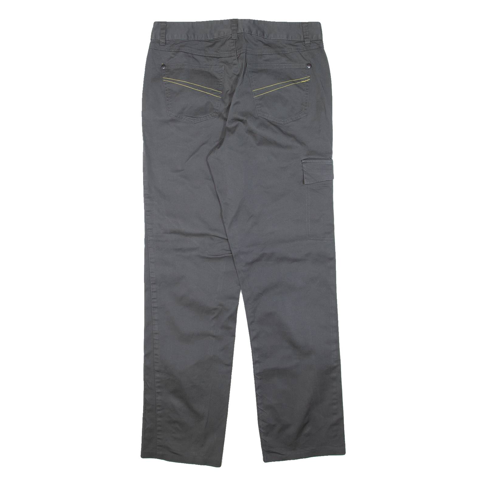 PUMA Womens Trousers Grey Regular Straight W30 L30