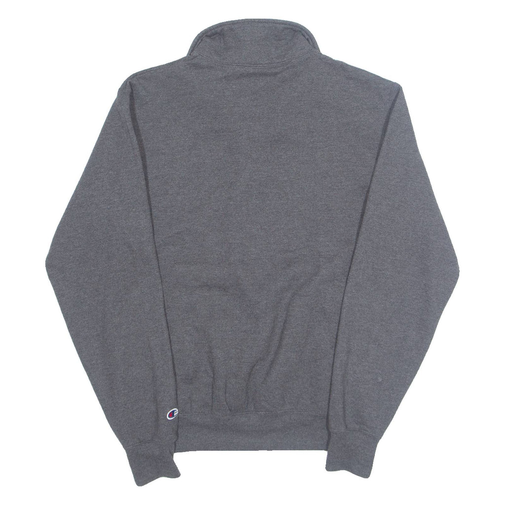 CHAMPION University Of Delaware Mens Sweatshirt Grey 1/4 Zip USA S