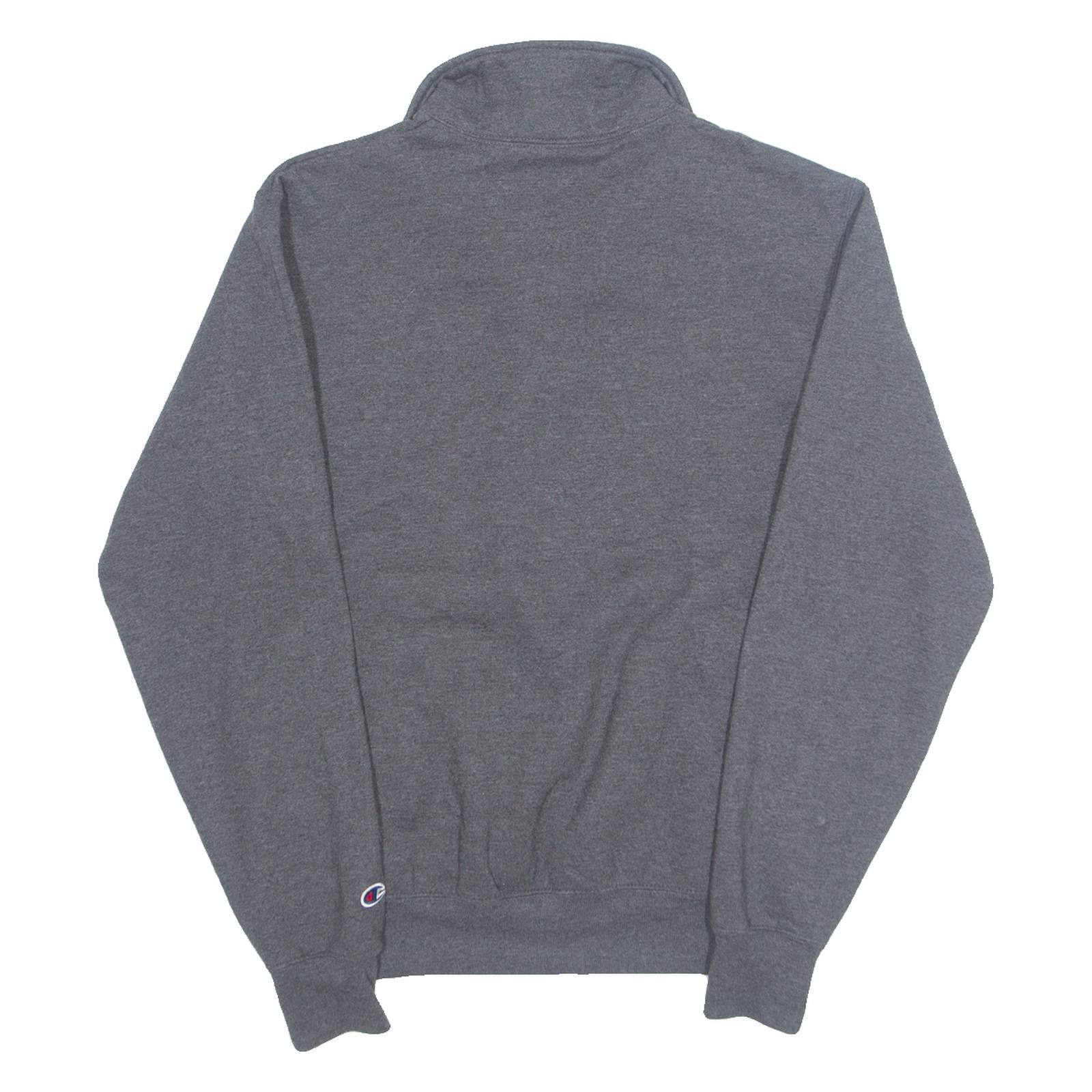 CHAMPION University Of Delaware Mens Sweatshirt Grey 1/4 Zip USA S